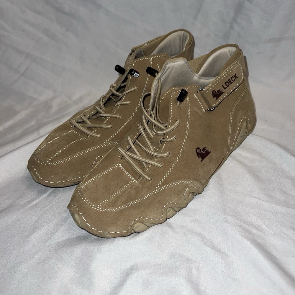 L Deck Ankle Boots Casual Shoes Mens EU 38 Non Slip On Chukka Type